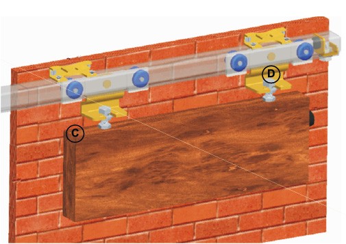 12 - Sliding Door Track Kit