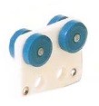 21.R32 Double Wheel Sliding Curtain Hanger