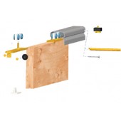 04 Sliding Door Track Kit with Slot for Brush Insulation
