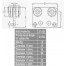 sliding curtain hanger dimensions